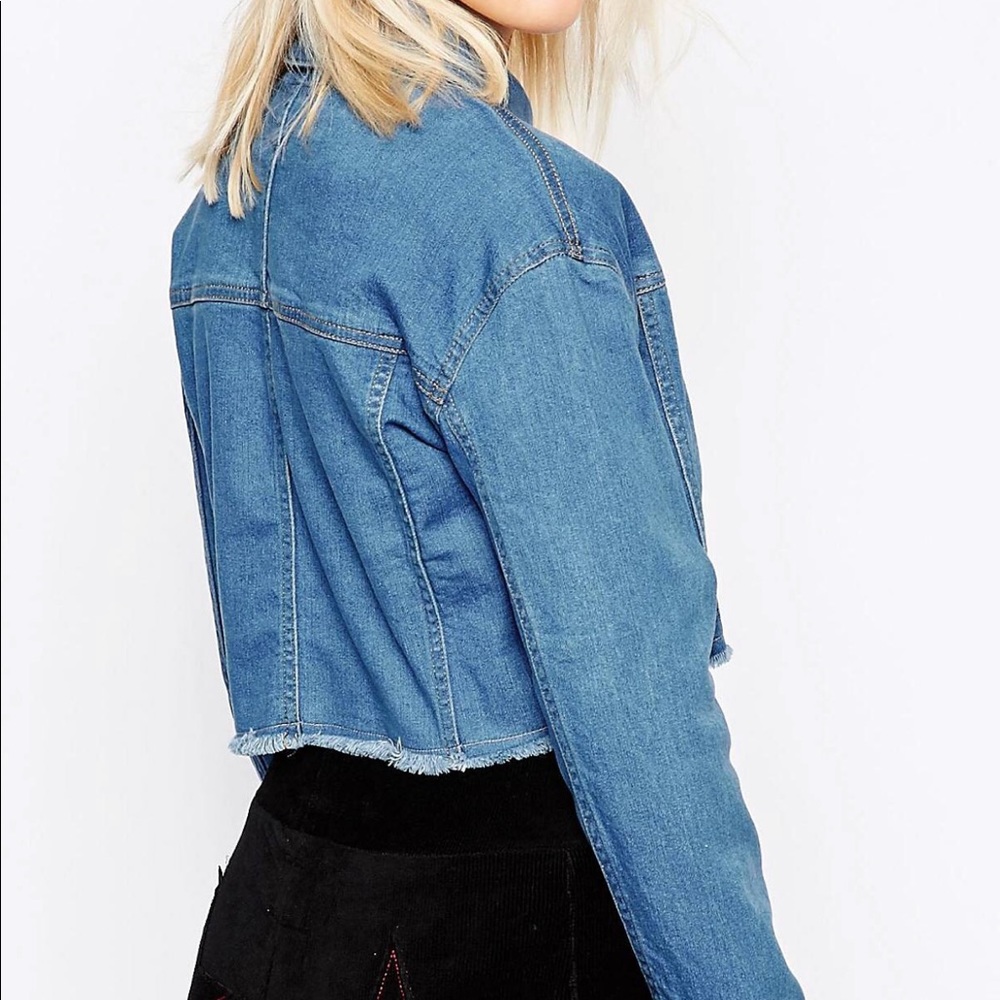Cut Off Denim Jacket - Picture 2 of 5